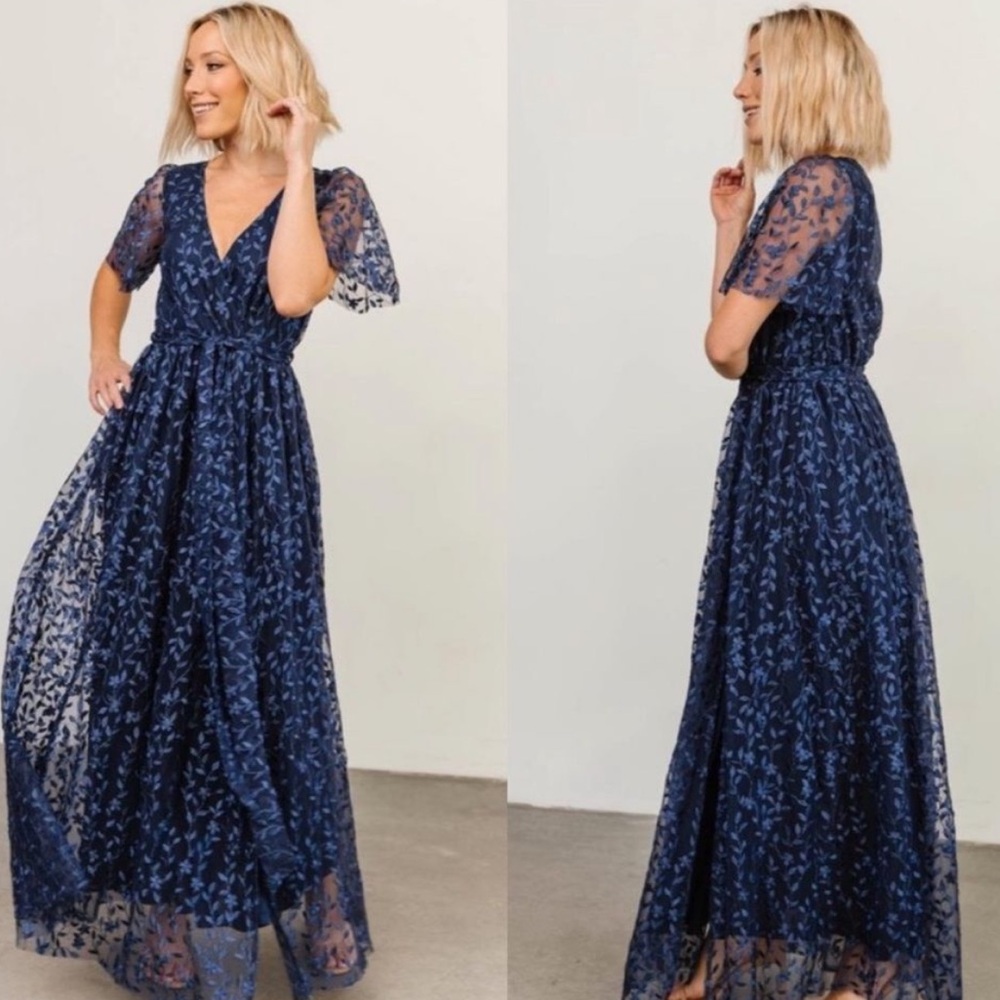 Baltic born long lace dress